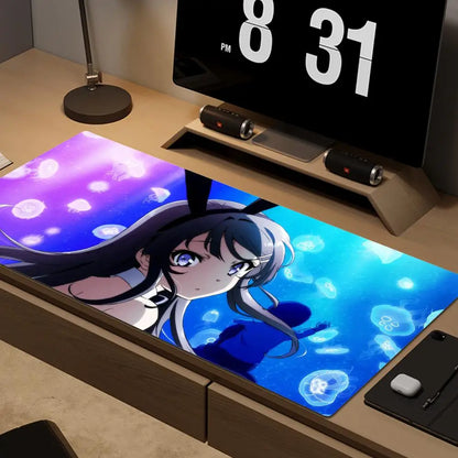 Cute Bunny Girl Senpai Mouse Pad – A Must-Have for Fans