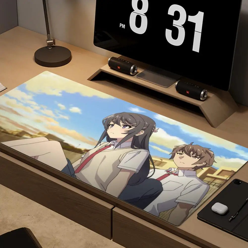 Cute Bunny Girl Senpai Mouse Pad – A Must-Have for Fans