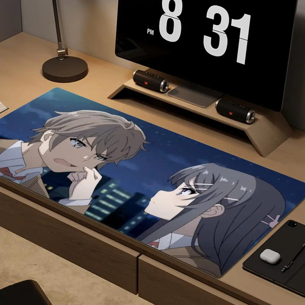 Cute Bunny Girl Senpai Mouse Pad – A Must-Have for Fans