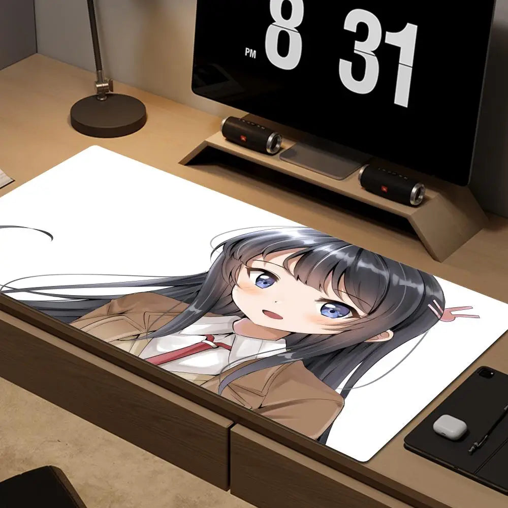 Cute Bunny Girl Senpai Mouse Pad – A Must-Have for Fans