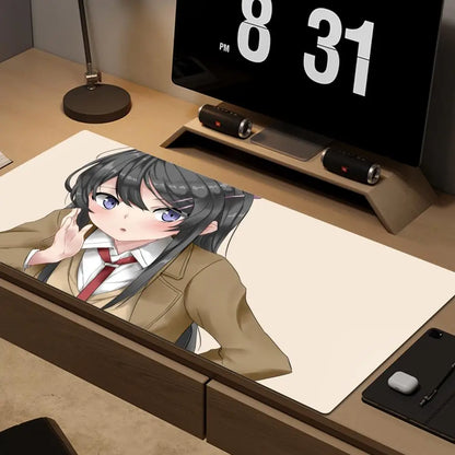 Cute Bunny Girl Senpai Mouse Pad – A Must-Have for Fans