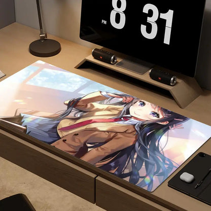 Cute Bunny Girl Senpai Mouse Pad – A Must-Have for Fans