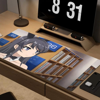 Cute Bunny Girl Senpai Mouse Pad – A Must-Have for Fans